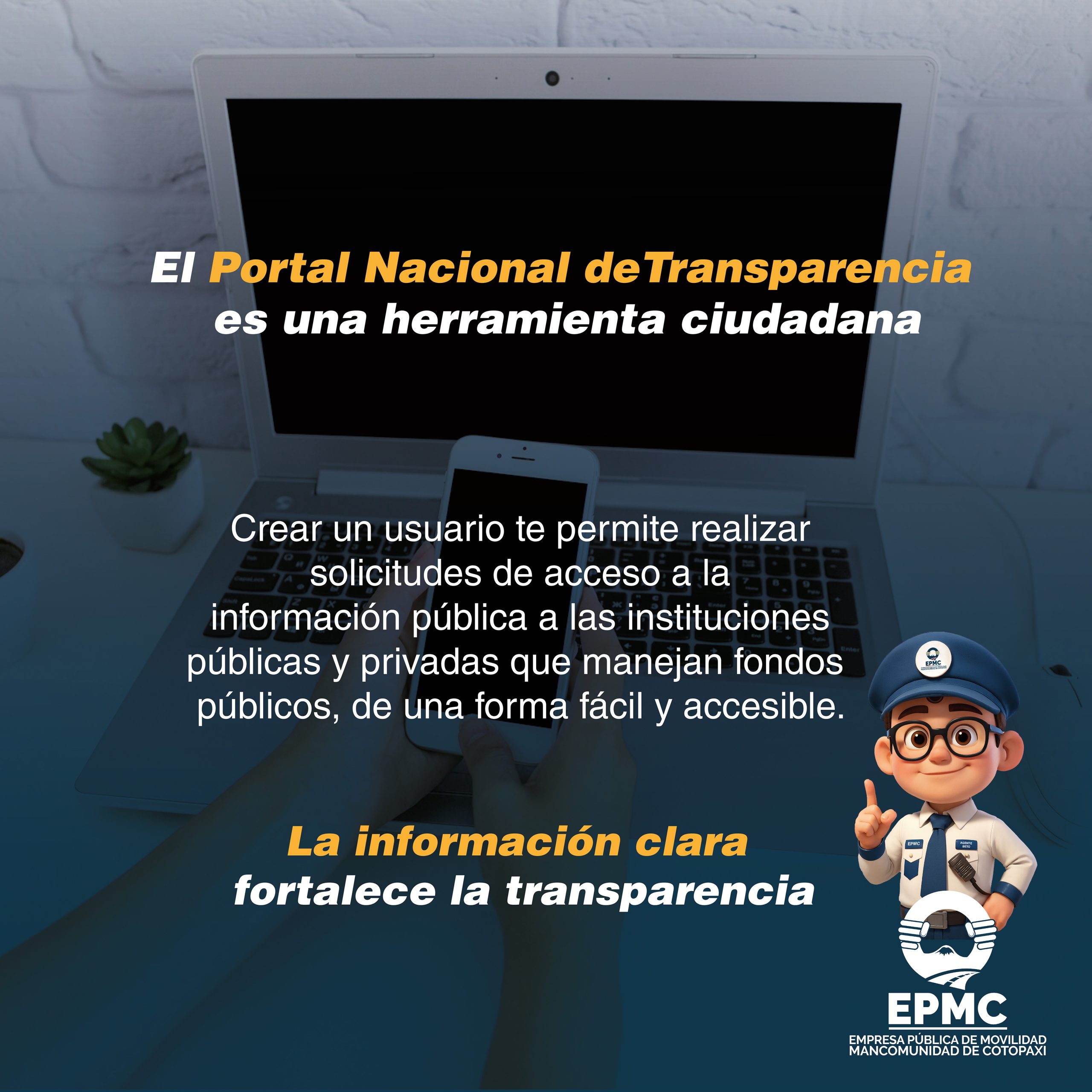 Registro de usuario para solicitudes de acceso a la información pública