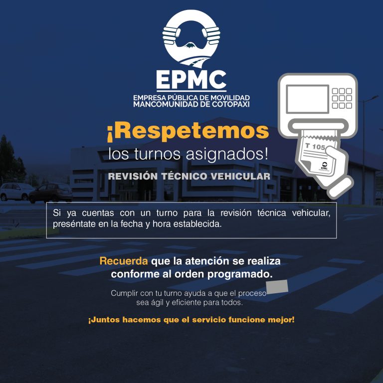🛠️ Respetar los turnos asignados mejora la atención en la Revisión Técnica Vehicular